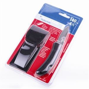 سكينة قابلة للطي 140 ملم مع حقيبة نايلون