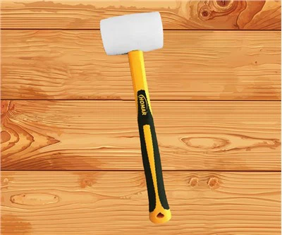 مطرقة مطرقة بيضاء من المطاط